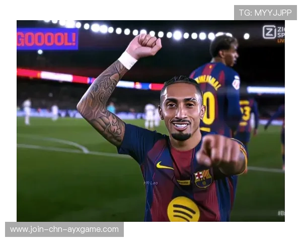 拉菲尼亚弧顶劲射巴萨再添一球